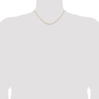 18K 1.5mm D/C Cable Chain