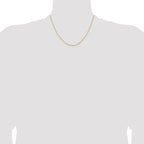 18K 1.5mm D/C Cable Chain