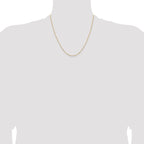 18K 1.5mm D/C Cable Chain