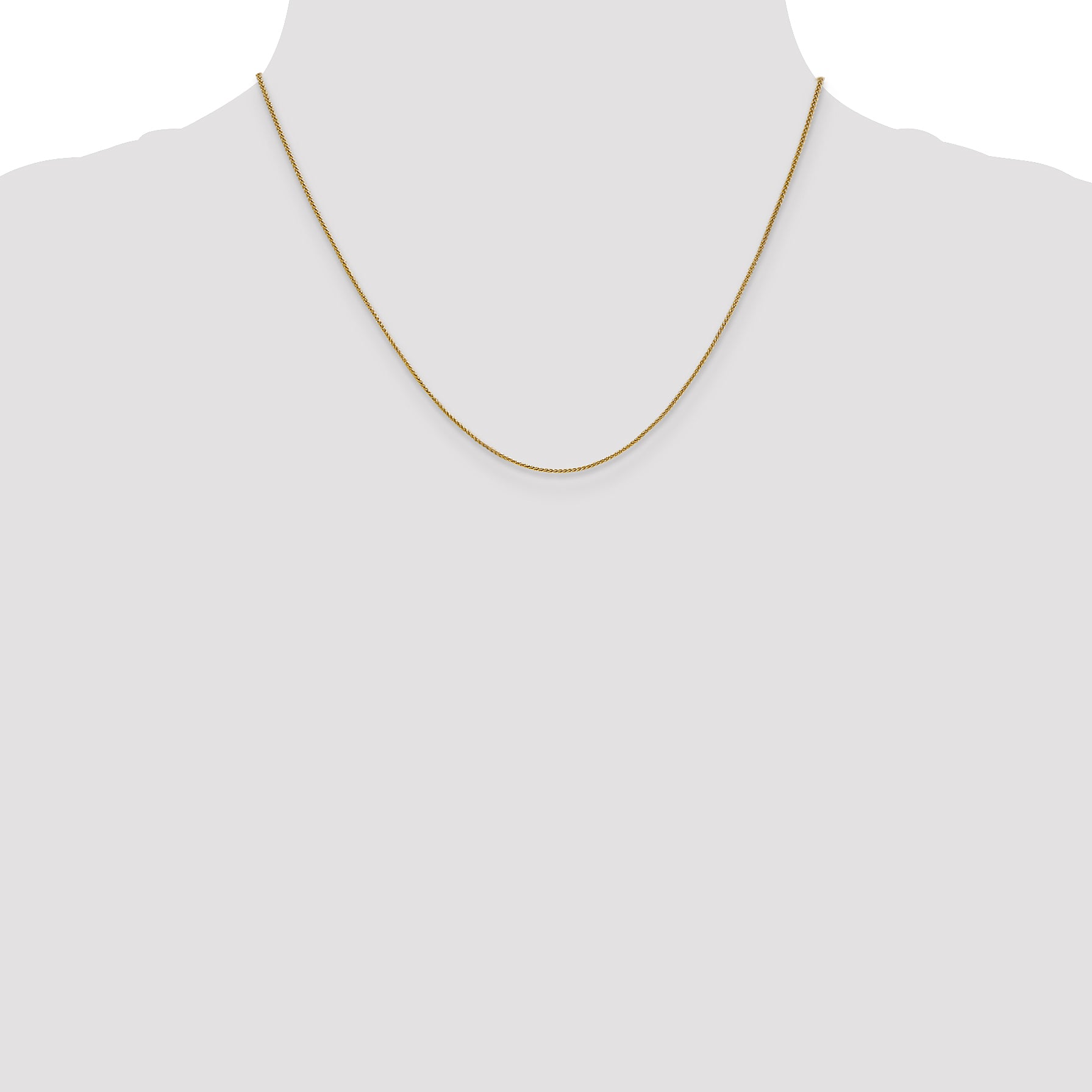14 Karat .8mm Spiga Chain - View 4