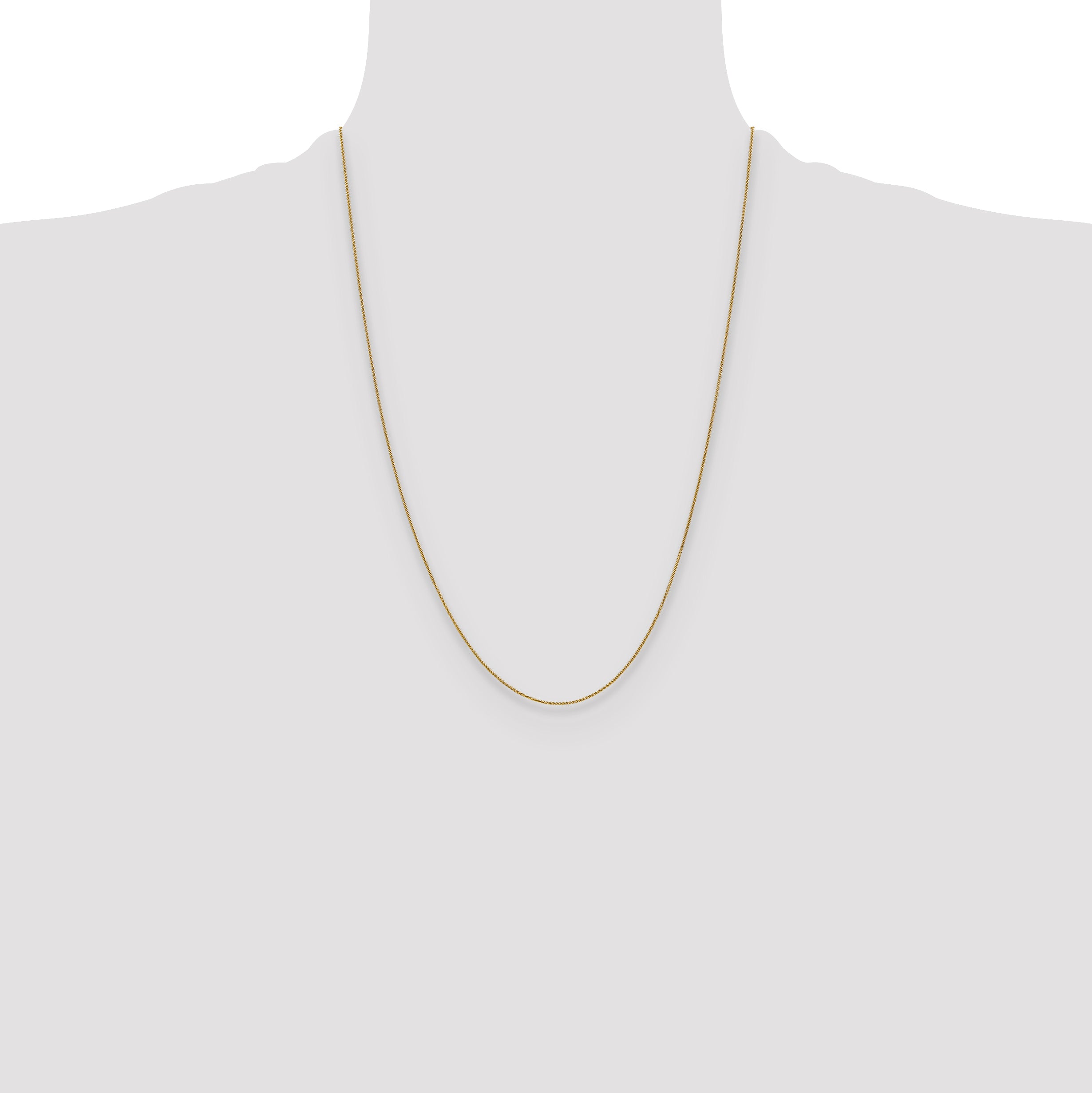 14K .8mm Spiga Chain