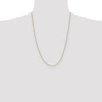 14 Karat .8mm Spiga Chain, 9–24 Inch - Sophia Jewelers