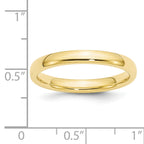 3.0mm 10K Yellow Gold Comfort Fit Wedding Band - Sophia Jewelers