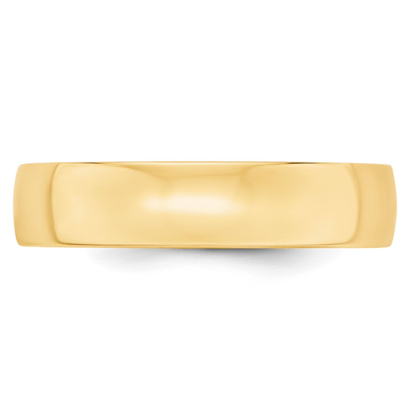 5.0mm 10K Yellow Gold Comfort Fit Wedding Band - Sophia Jewelers
