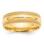7.0mm 10K Yellow Gold Comfort Fit Wedding Band - Sophia Jewelers
