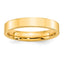 4.0mm 10K Yellow Gold Standard Flat Comfort Fit Wedding Band - Sophia Jewelers