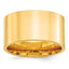 12.0mm 10K Yellow Gold Standard Flat Comfort Fit Wedding Band - Sophia Jewelers