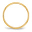 2.0mm 10K Yellow Gold Standard Half Round Wedding Band - Sophia Jewelers