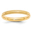 3.0mm 10K Yellow Gold Milgrain Comfort Fit Wedding Band - Sophia Jewelers
