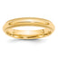 4.0mm 10K Yellow Gold Milgrain Comfort Fit Wedding Band - Sophia Jewelers