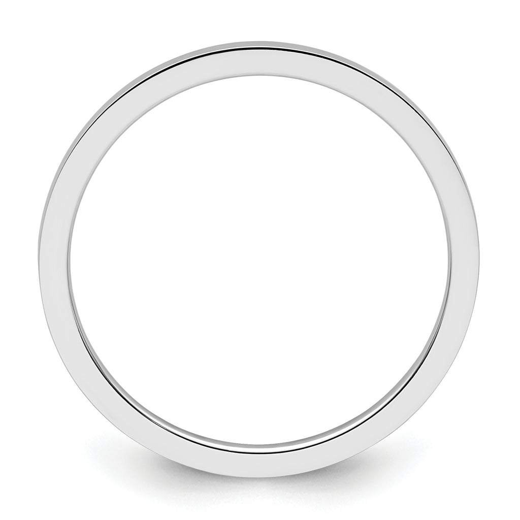 1.2mm 10K White Gold Stackable Band - Sophia Jewelers