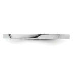 1.2mm 10K White Gold Stackable Band - Sophia Jewelers
