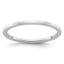 1.2mm 10K White Gold Stackable Band - Sophia Jewelers