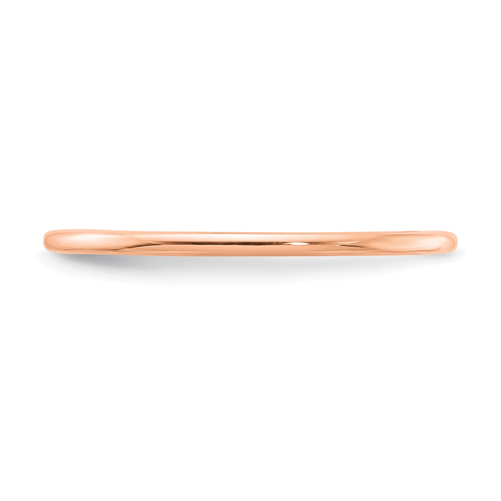 1.2mm 10K Rose Gold Stackable Band Secondary image