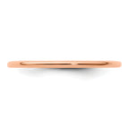 1.2mm 10K Rose Gold Stackable Band - Sophia Jewelers