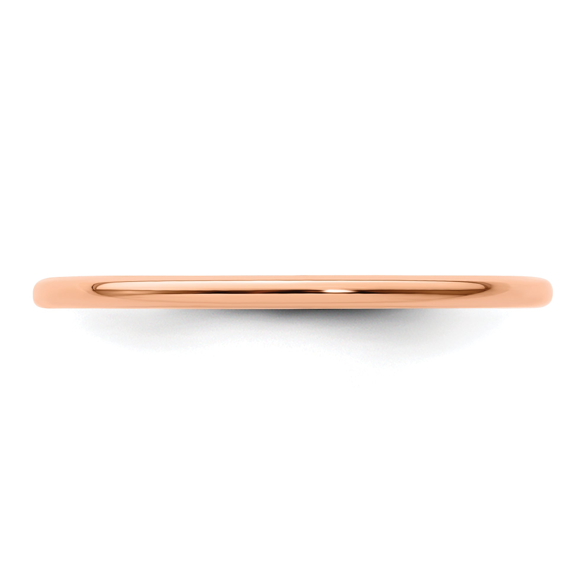 1.2mm 10K Rose Gold Stackable Band - Sophia Jewelers