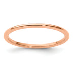 1.2mm 10K Rose Gold Stackable Band - Sophia Jewelers