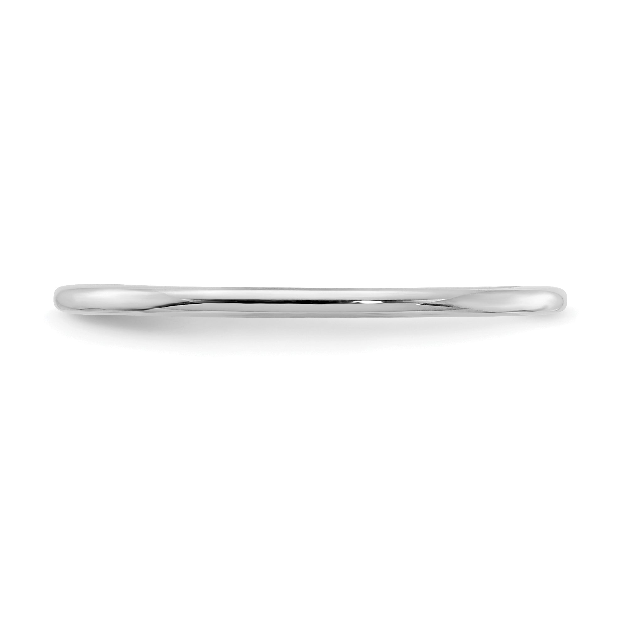 1.2mm 10K White Gold Stackable Band - Sophia Jewelers
