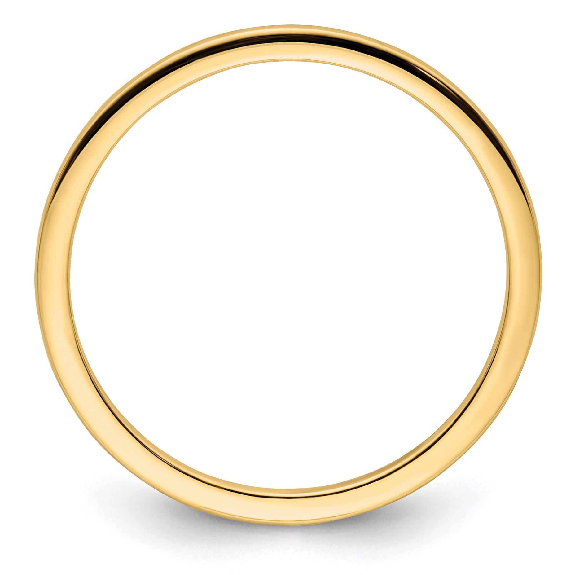 1.2mm 10K Yellow Gold Stackable Band - Sophia Jewelers