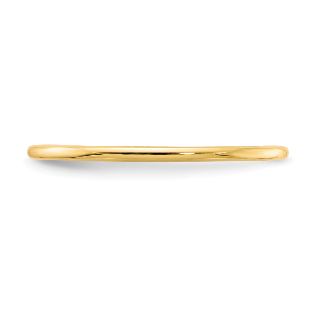 1.2mm 10K Yellow Gold Stackable Band - Sophia Jewelers