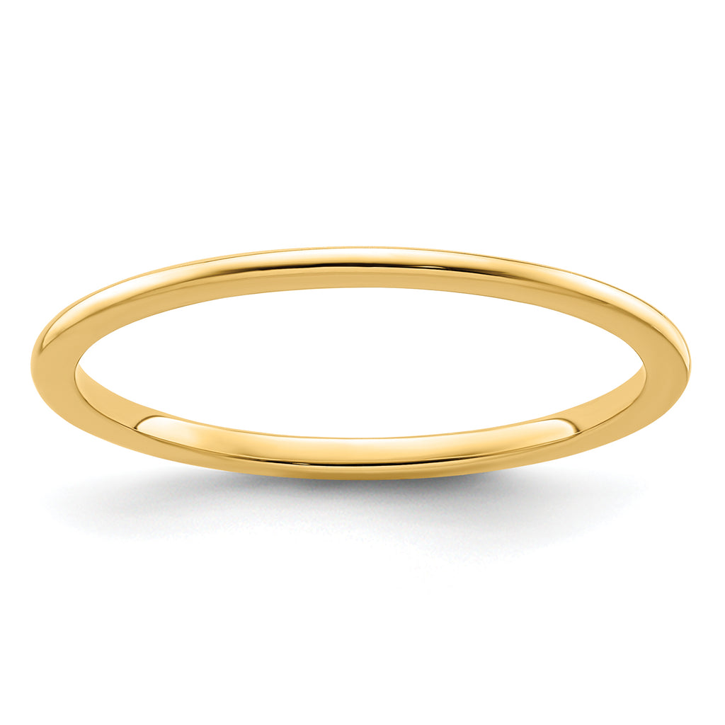 1.2mm 10K Yellow Gold Stackable Band - Sophia Jewelers