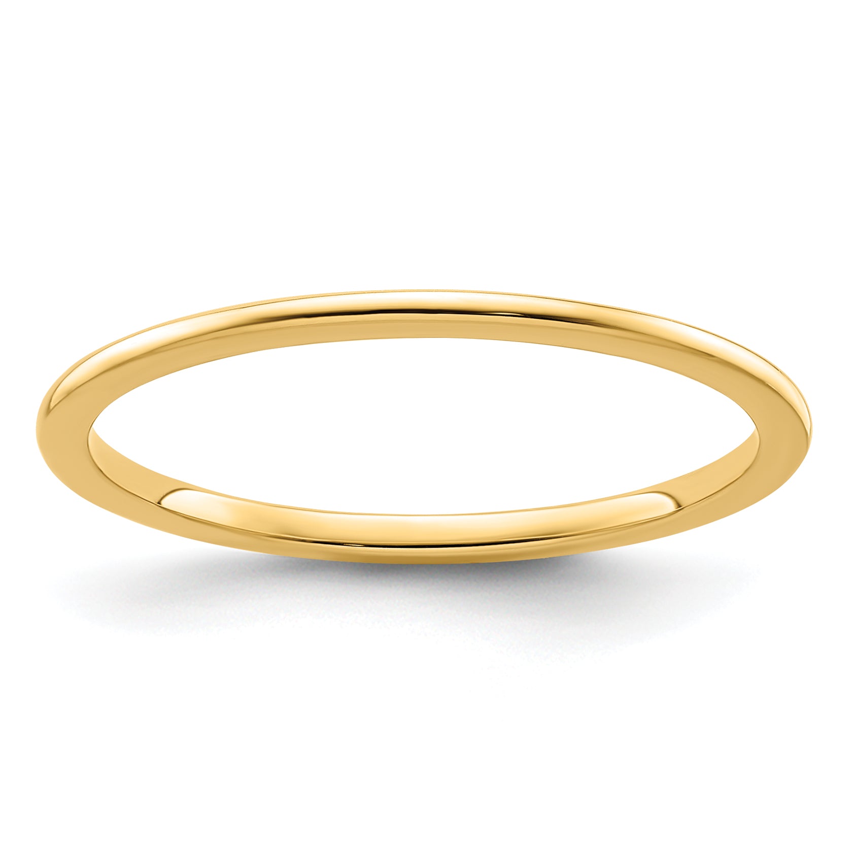 1.2mm 10K Yellow Gold Stackable Band - Sophia Jewelers