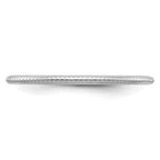 1.2mm 10K White Gold Stackable Band - Sophia Jewelers