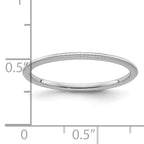 1.2mm 10K White Gold Stackable Band - Sophia Jewelers
