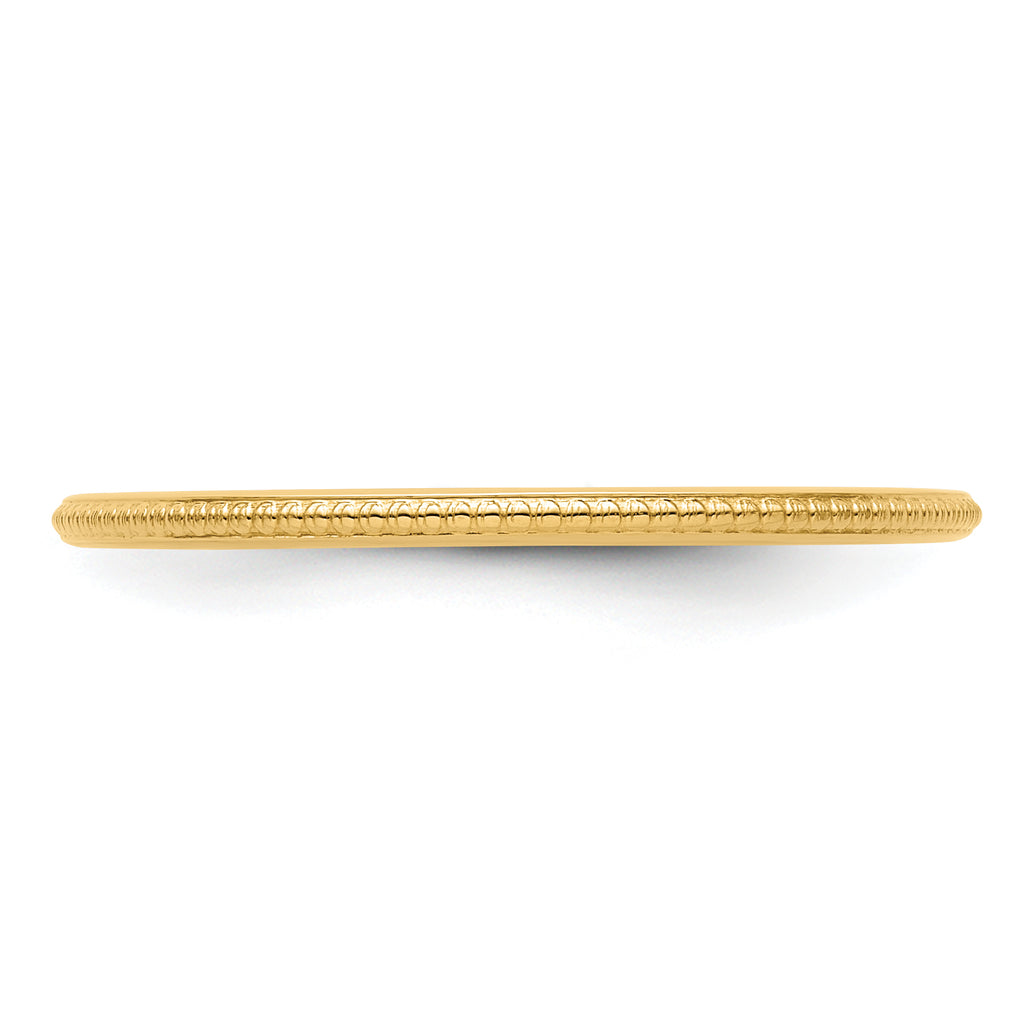 1.2mm 10K Yellow Gold Stackable Band - Sophia Jewelers