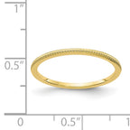 1.2mm 10K Yellow Gold Stackable Band - Sophia Jewelers