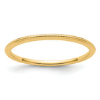 1.2mm 10K Yellow Gold Stackable Band - Sophia Jewelers