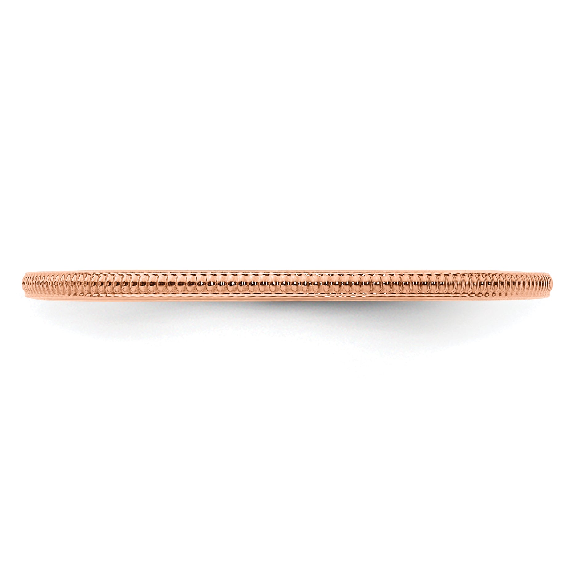 1.2mm 10K Rose Gold Stackable Band - Sophia Jewelers