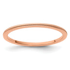 1.2mm 10K Rose Gold Stackable Band - Sophia Jewelers