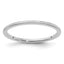 1.2mm 10K White Gold Stackable Band - Sophia Jewelers