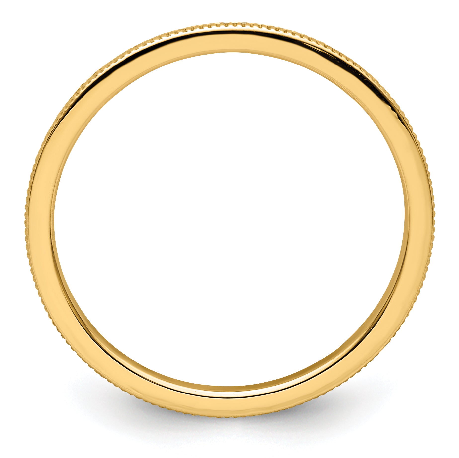 1.2mm 10K Yellow Gold Stackable Band - Sophia Jewelers