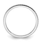 1.2mm 10K White Gold Stackable Band - Sophia Jewelers