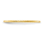 1.2mm 10K Yellow Gold Stackable Band - Sophia Jewelers