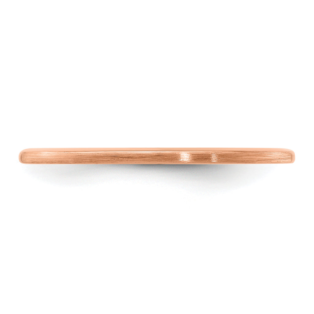 1.2mm 10K Rose Gold Stackable Band - Sophia Jewelers