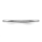 1.2mm 10K White Gold Stackable Band - Sophia Jewelers