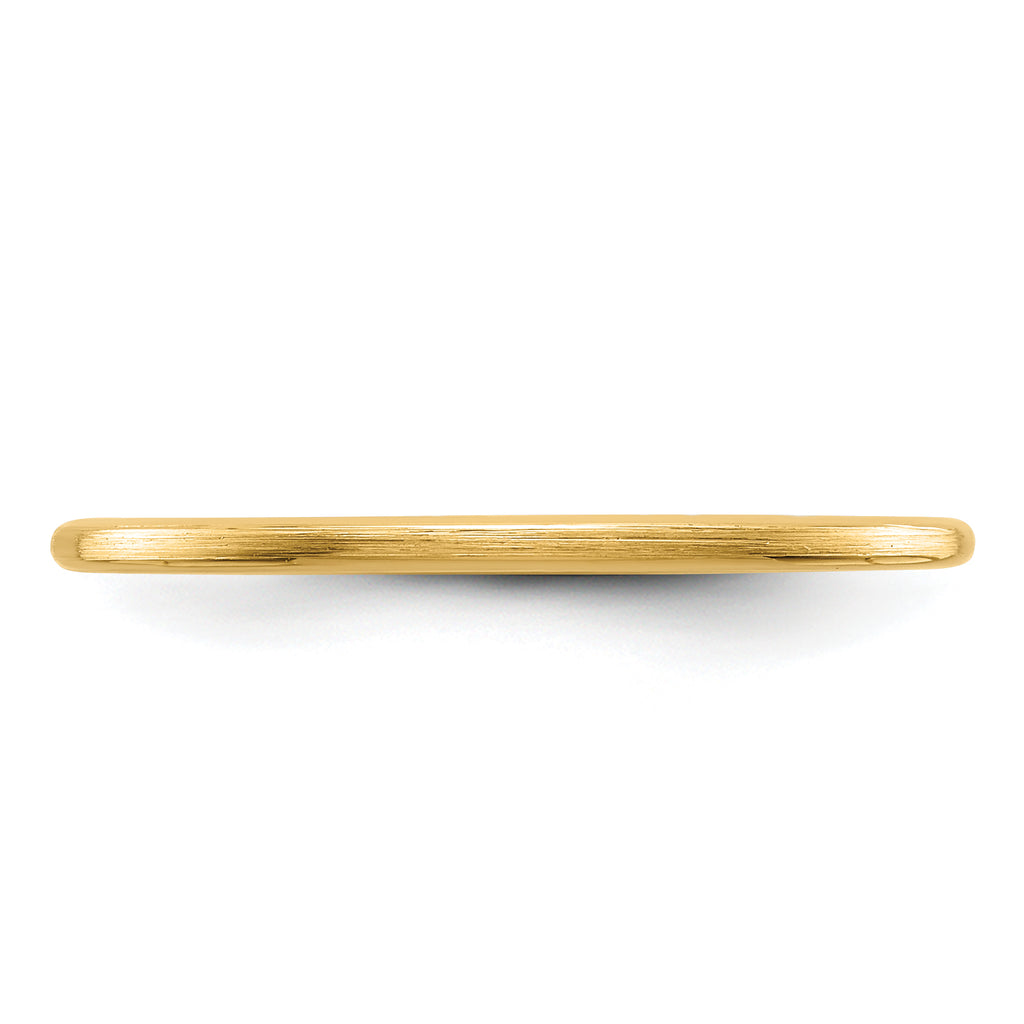 1.2mm 10K Yellow Gold Stackable Band - Sophia Jewelers