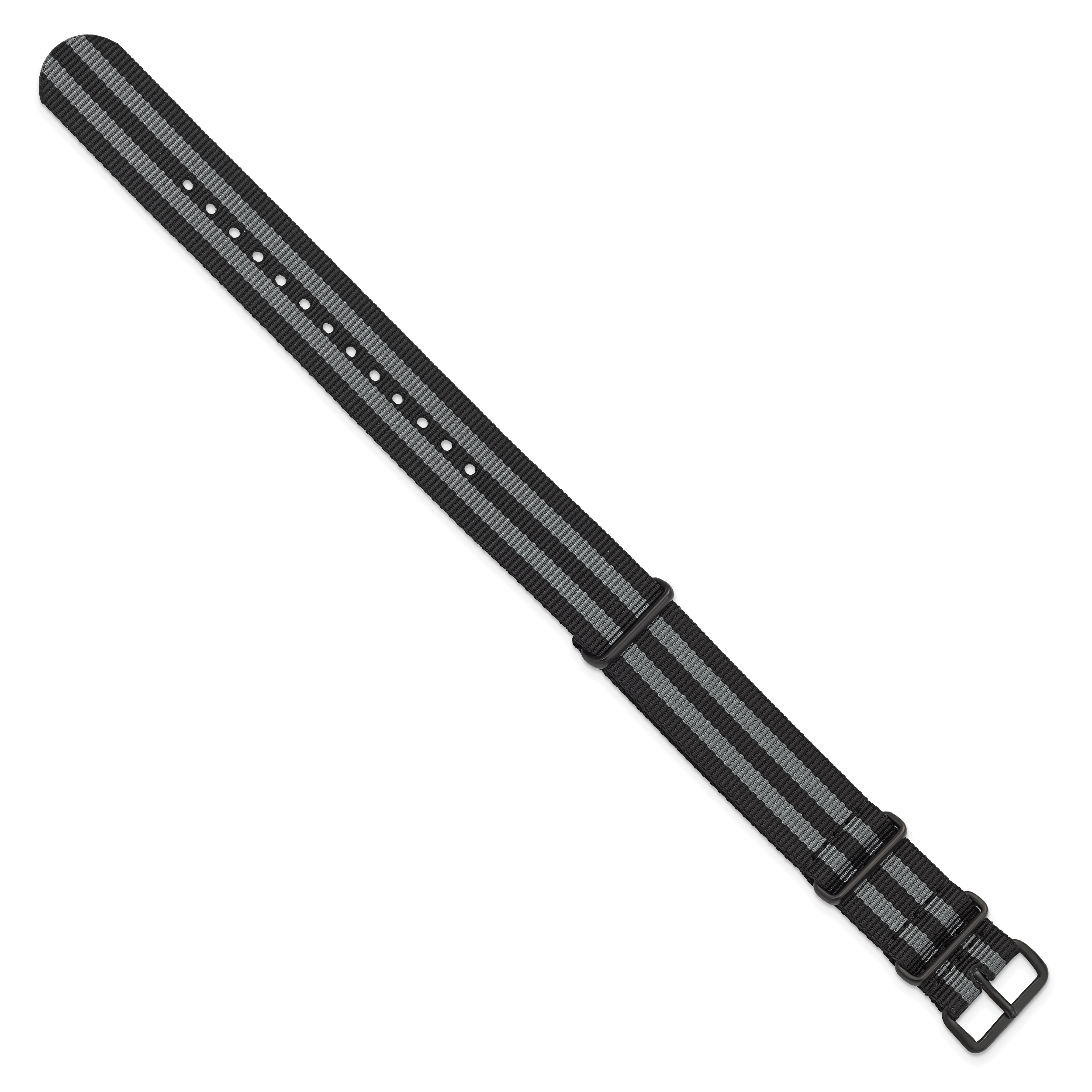 Black Nylon Watch Band