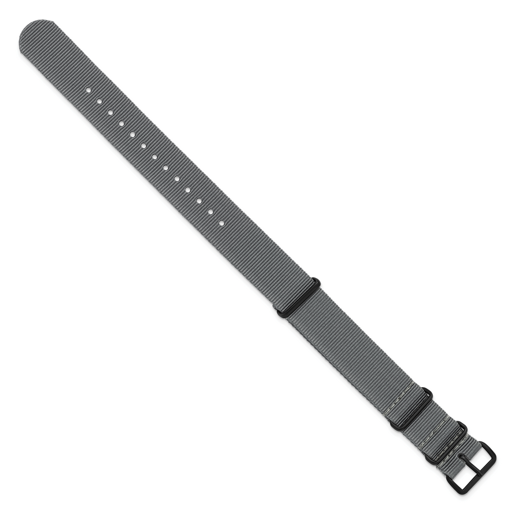 Black Nylon Watch Band