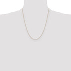 14K .8mm Round Cable Chain
