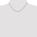 0.8mm 14K Yellow Gold Wheat Chain - Sophia Jewelers
