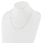 1.0mm 14K White Gold Wheat Chain - Sophia Jewelers