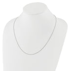 1.0mm 14K White Gold Wheat Chain - Sophia Jewelers