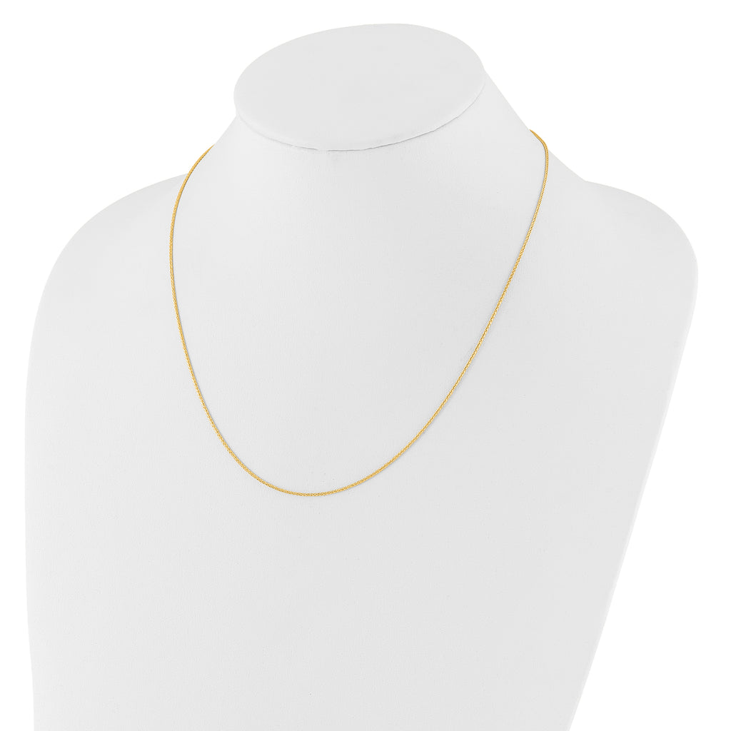 1.0mm 14K Yellow Gold Wheat Chain - Sophia Jewelers