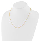 1.0mm 14K Yellow Gold Wheat Chain - Sophia Jewelers