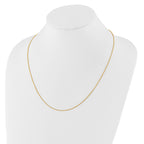 1.0mm 14K Yellow Gold Wheat Chain - Sophia Jewelers