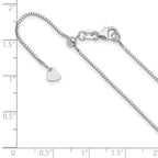 0.9mm 14K White Gold Box Chain - Sophia Jewelers